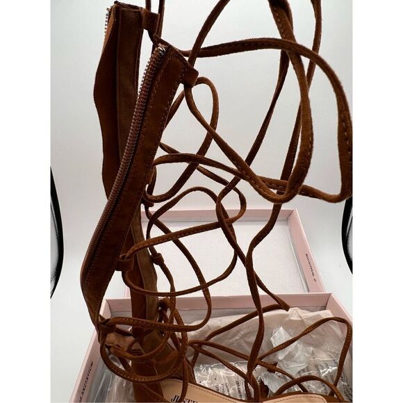 Just fab amaya flat sandals cognac - Picture 3 of 8